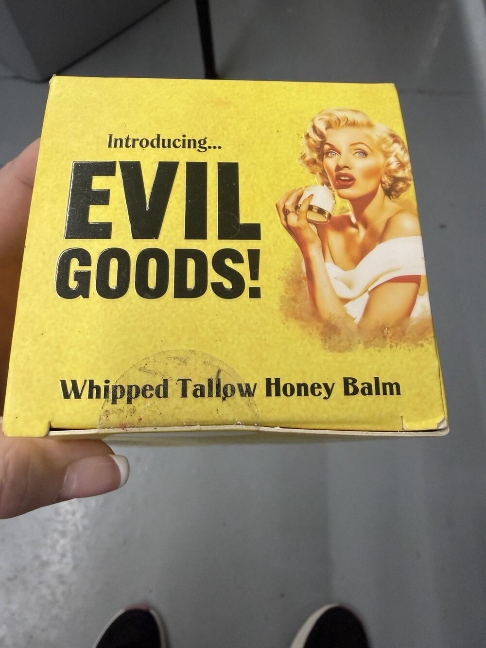 Evil Goods Whipped Tallow Honey Balm Unisex 180g Lavender Natural Skincare Cream